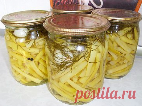 Спаржевая фасоль – маринованная | Рецепты моей мамы