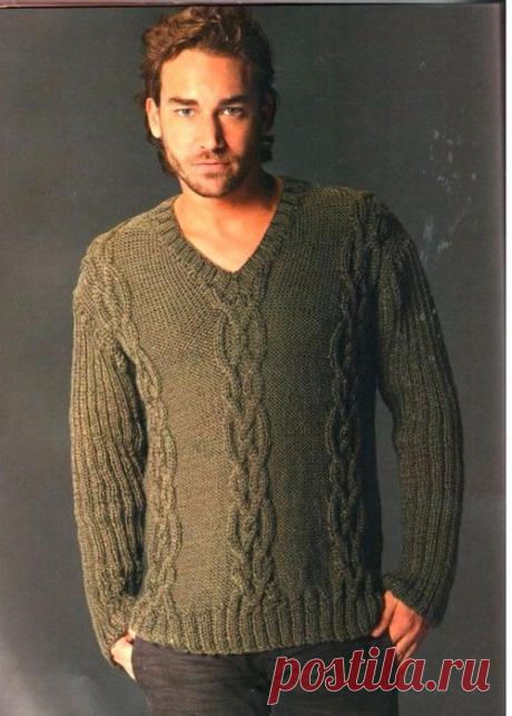 Men's Hand Knit Sweater 204B – KnitWearMasters