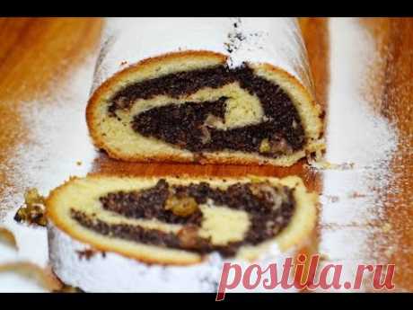 СДОБНЫЙ МАКОВЫЙ РУЛЕТ | ОЧЕНЬ ВКУСНЫЙ |  Roll with poppy seeds
