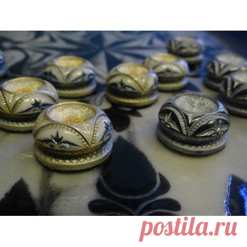 Купить нарды литые из смолы "Жизнь волка"