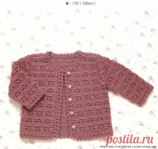 Кофточка для малышки.