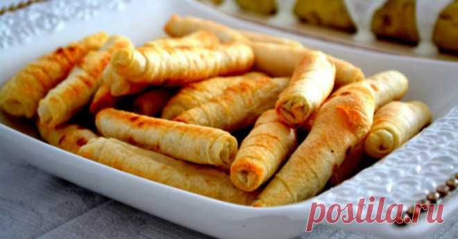 Сигара бёрек из лаваша: вкуснейшие мини-пирожки готовятся в мгновение ока!