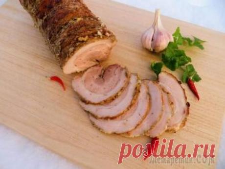 Вкуснейшая грудинка в духовке - вместо колбасы Удивил и порадовал рецепт! Без лишних движений на кухне, получается великолепная запеченная грудинка! Замена колбасе на 100% Обязательно попробуйте приготовить, это очень вкусно! Теперь грудинку готов...