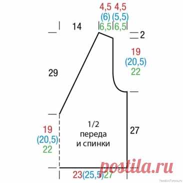 Топ с кружевным мотивом. Схема | Женская одежда крючком. Схемы и описание