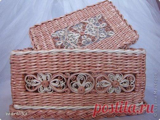 Плетение из газет. Мастер-класс по загибке края косичкой