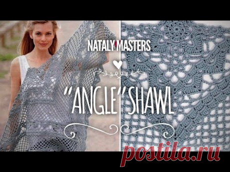 ТАК ВЫ ЕЩЕ НЕ ВЯЗАЛИ! 🔥 ШАЛЬ С УГОЛКОМ! CROCHET SHAWL