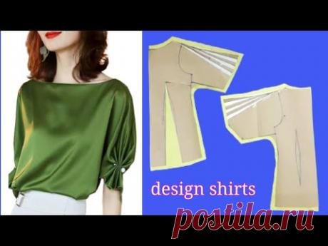 Thiết kế Áo vai liền xếp ly tay đẹp xuất sắc |Cắt may rất dễ dàng |basic Sewing techniques |