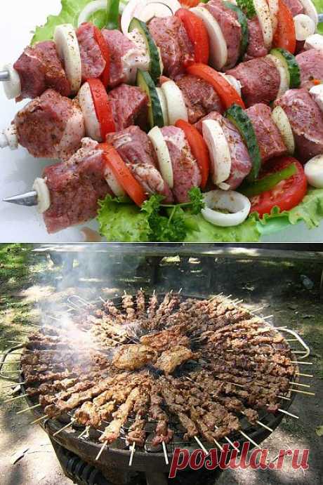 Как замариновать мясо для шашлыка? 8 способов.
