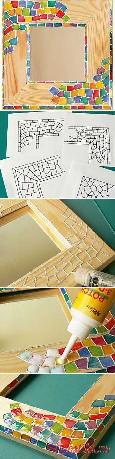 Как сделать мозаику с трехмерным эффектом (поделки из дерева).