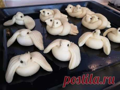 الوصفة اليابانية التي أبهرت العالم بريوش الطيور أو بريوش العصافير /طيورخرافية وإبداع خيالي🐣🐤🐥
