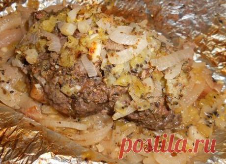 Запекание мяса в фольге