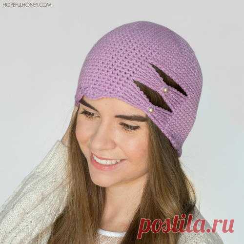 Шляпа бабочки бабочки | AllFreeCrochet.com