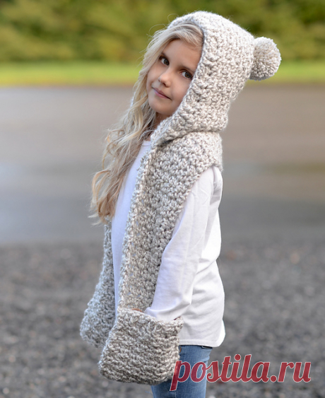 Ravelry: Summit Hooded Scarf pattern by Heidi May