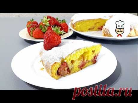 САМЫЙ ВКУСНЫЙ ПИРОГ С КЛУБНИКОЙ / Даже дети его приготовят / Рецепты домашней выпечки - YouTube
Обязательно приготовьте быстрый и очень вкусный пирог с клубникой. Готовится быстро, съедается еще быстрее. Даже детям под силу его приготовить.