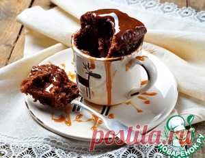 Вкуснейший шоколадный кекс в СВЧ за 2 минуты - кулинарный рецепт