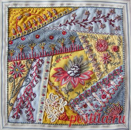 Center of cushion (before Sharon's class)