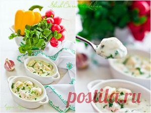 Shish Barak bi Laban. Запеченные пельмени с кефирным соусом - кулинарный рецепт