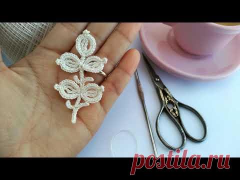 Raminho Delicadinho em Crochê Irlandês!