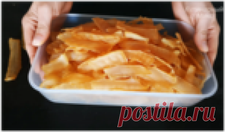 "Янтарная" закуска из кальмаров без варки и сковородки - съедается моментально как семечки!