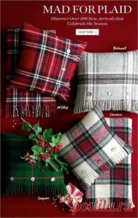 Christmas Tartan Plaid Decor / Pillows