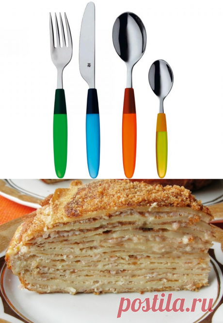 ВКУСНЕЙШИЙ БЛИННЫЙ ЧЕСНОЧНЫЙ ТОРТ