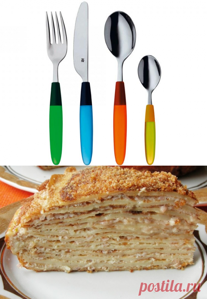 ВКУСНЕЙШИЙ БЛИННЫЙ ЧЕСНОЧНЫЙ ТОРТ