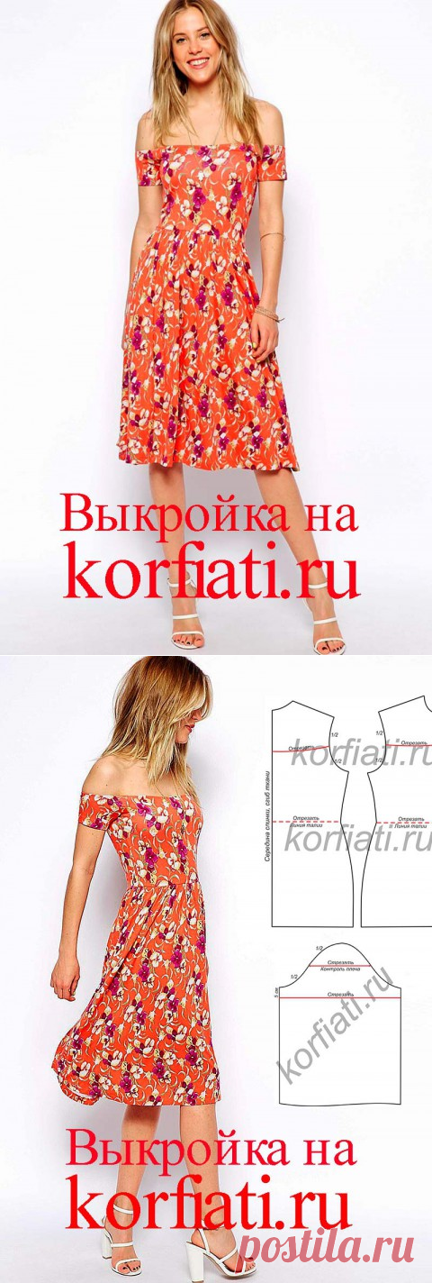 Шьем легкое платье для отпуска