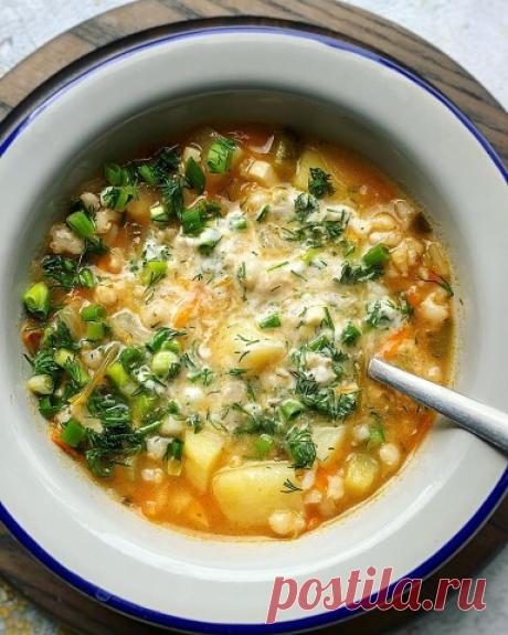 Суп с перловкой и томатной пастой 🍲 | OK.RU
