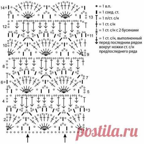 Элегантное платье из кашемира с декольте бордового цвета крючком – схем ажурного вязания с описанием