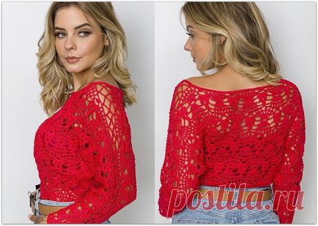 Нарядные модели крючком и спицами в ярком красном цвете | Paradosik_Handmade Пульс Mail.ru 6 вещей в ярко-красном цвете, которые можно связать крючком или спицами. Описание и схемы вязания.