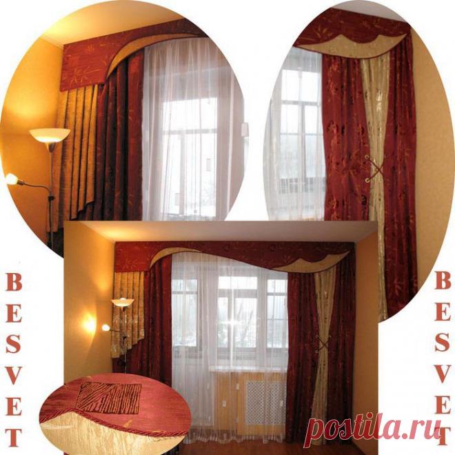 Шьём жёсткий ламбрекен от Besvet.