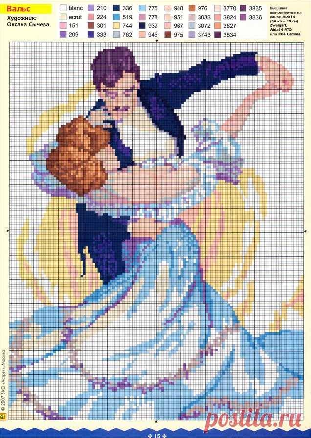 Схемы вышивки на тему «балет, танец» - Вышивка крестом