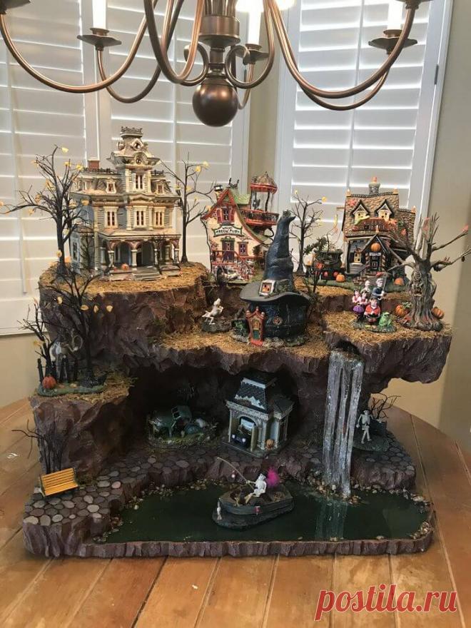 Диорамные интерьерные композиции на Хэллоуин - Planetalsad