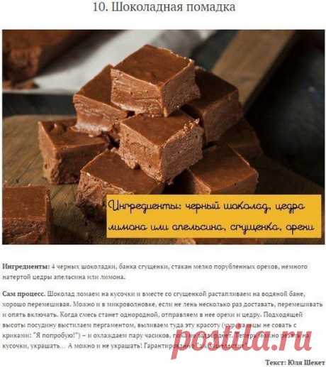 БЛОГ ПОЛЕЗНОСТЕЙ: Лучшие рецепты домашних конфет!