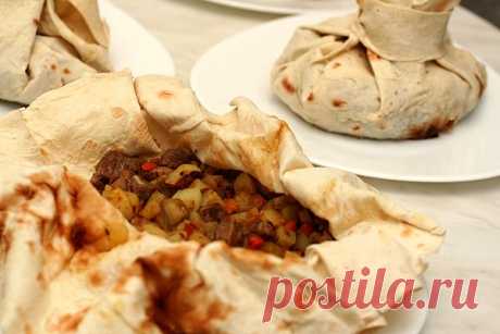 Рекомендую Вам попробовать! Мясо в лаваше — Вкусные рецепты