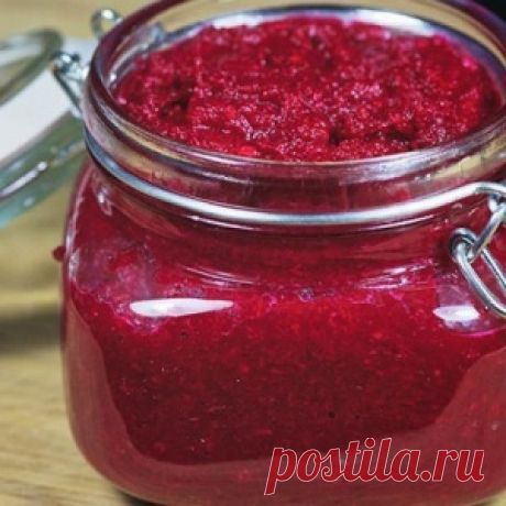 Замечательная закуска — свекла с хреном и чесноком