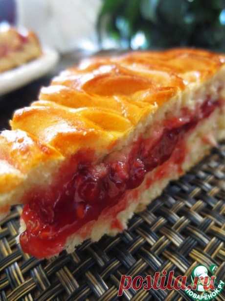 Пирог &quot;Спираль&quot; с малиновым джемом