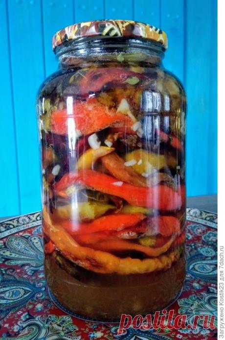 Жареный острый перец в кисло-сладком медовом маринаде