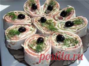 Закуски из лаваша. 13 вариантов