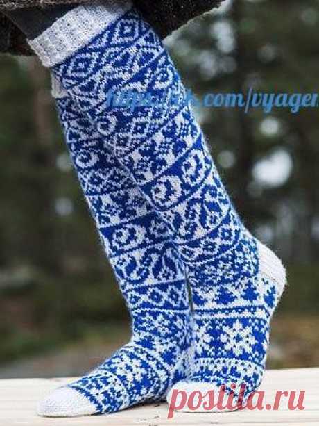 Жаккардовые гольфы