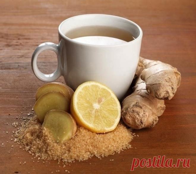 Имбирный чай: растворяет песок в почках и жир вокруг печени.