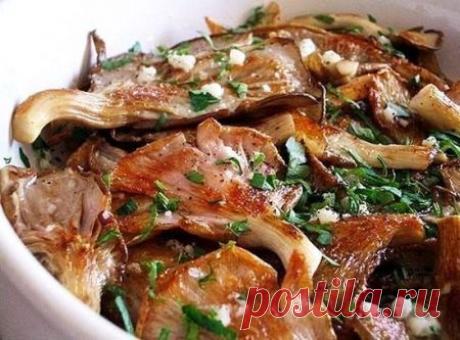 Вешенки в чесночном маринаде » Рецептико