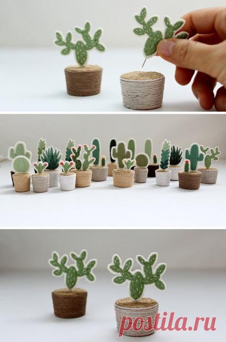 Кактус, почему не И крошечные дома в pinterest