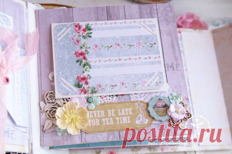 Bee Shabby: Tea Time. Мини-альбом от Инны Aprel_ka