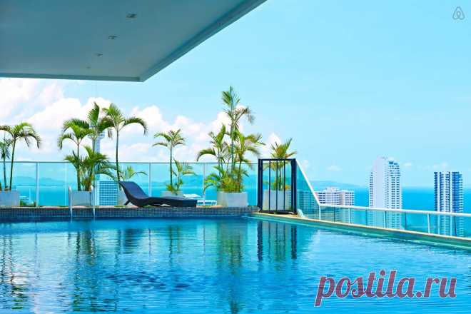 Luxury 1 bed condo, The View 1801 в Паттайя