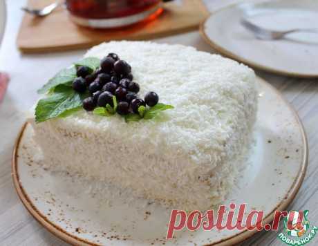 Торт "Молочная девочка" на сгущенке – кулинарный рецепт