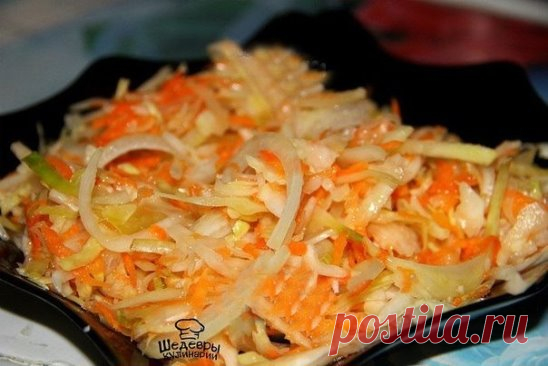 Капуста белокочанная маринованная.