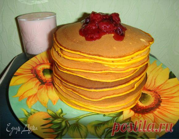 Тыквенные панкейки, пошаговый рецепт на 2124 ккал, фото, ингредиенты - AlenaZaytseva