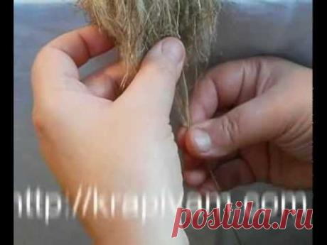 Прядение сосны и крапивы