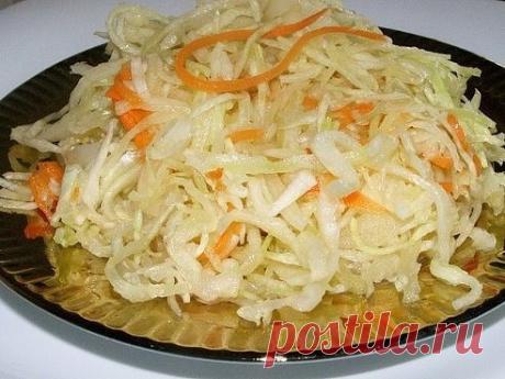 КАПУСТА, КВАШЕНАЯ С ХРЕНОМ И ЧЕСНОКОМ